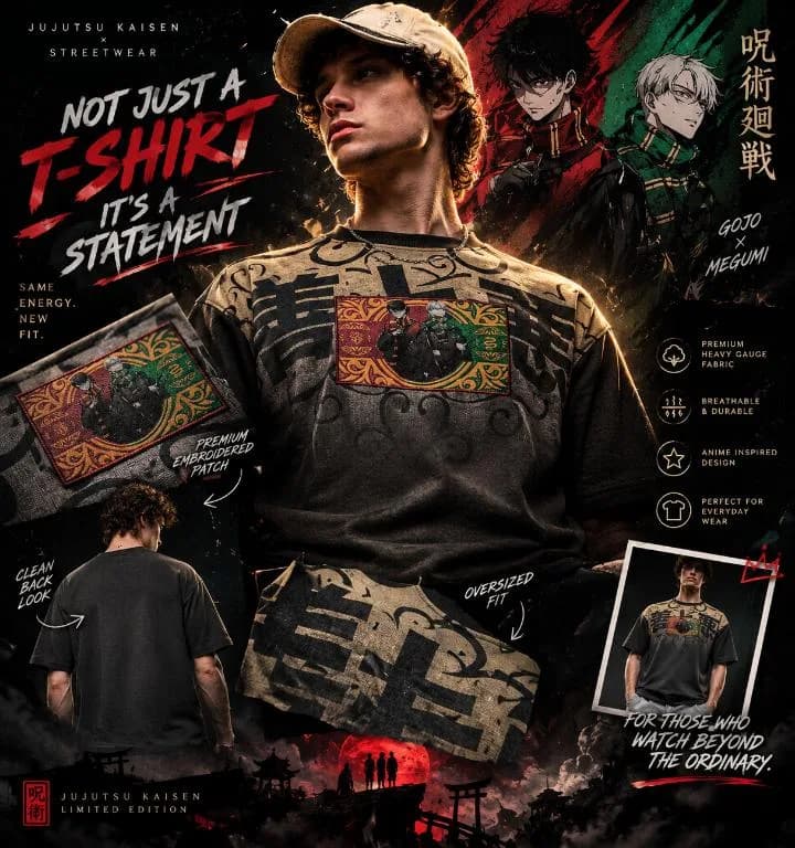 "HARRY PORTER:LIKE NEVER BEFORE" Premium Heavyweight Graphic Oversized Tshirt
