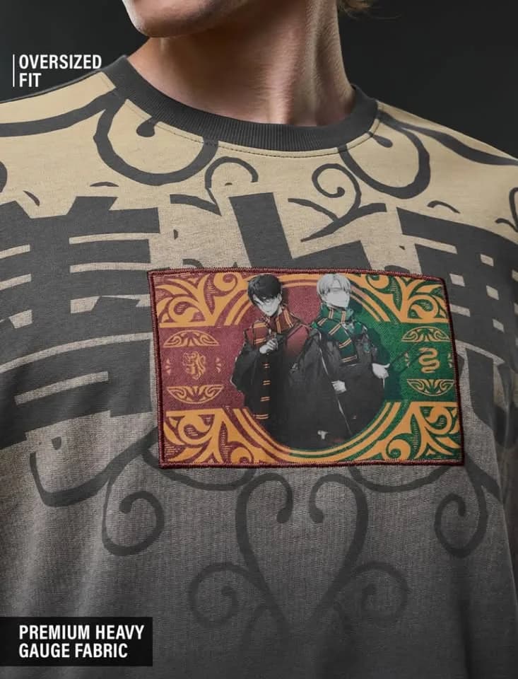 "HARRY PORTER:LIKE NEVER BEFORE" Premium Heavyweight Graphic Oversized Tshirt 3